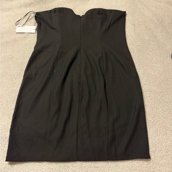 Reformation Black Sweetheart Strapless Joline Mini Dress - Picture 4 of 14